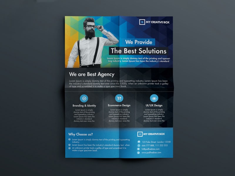 Free Multipurpose Corporate Flyer Template PSD