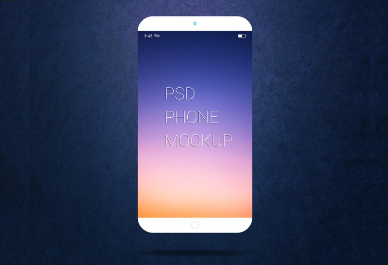 Free Smartphone Mockup PSD
