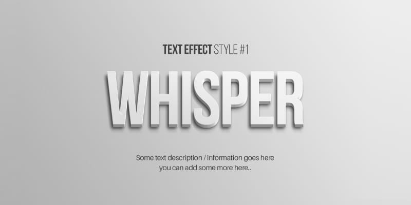 Free Text Effects PSD