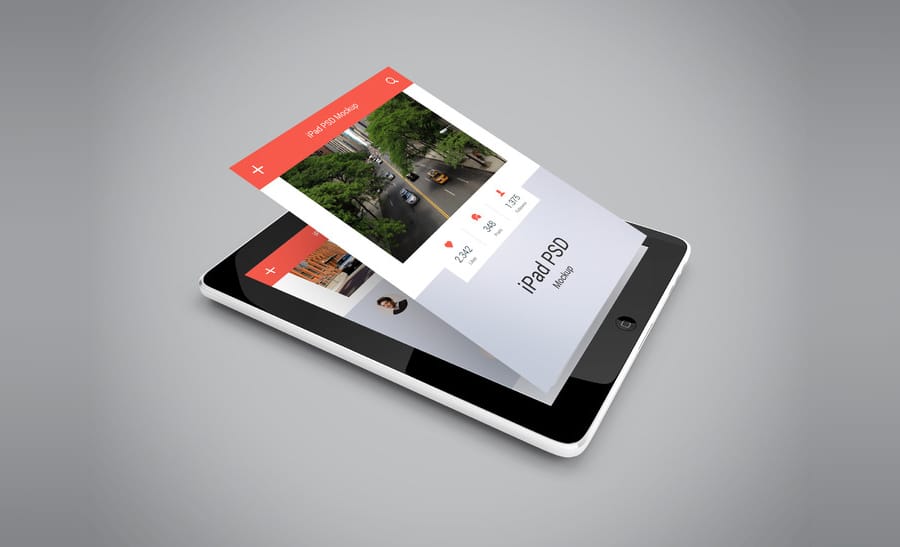Free iPad Mockup PSD