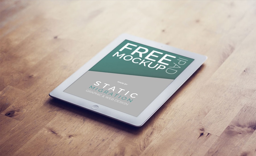 Free iPad Mockup PSD