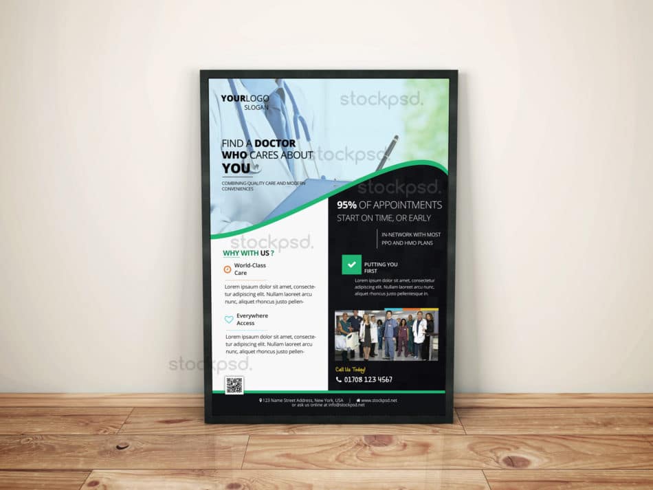 Health and Medical Flyer Template PSD