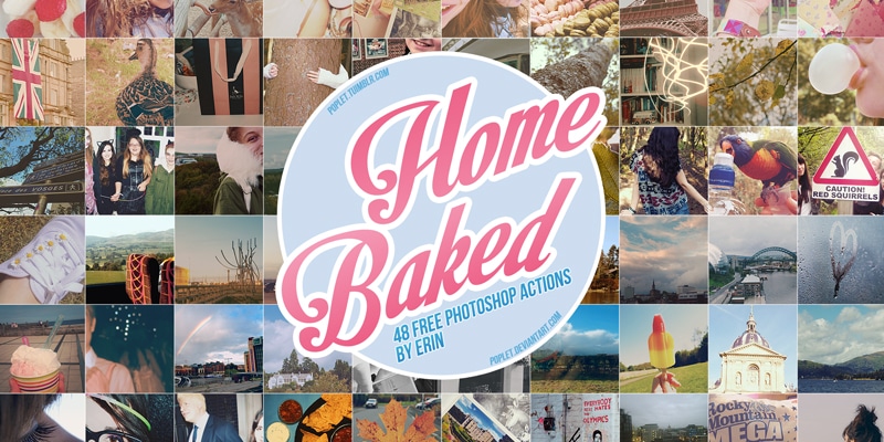 Home Baked Photoshop Actions