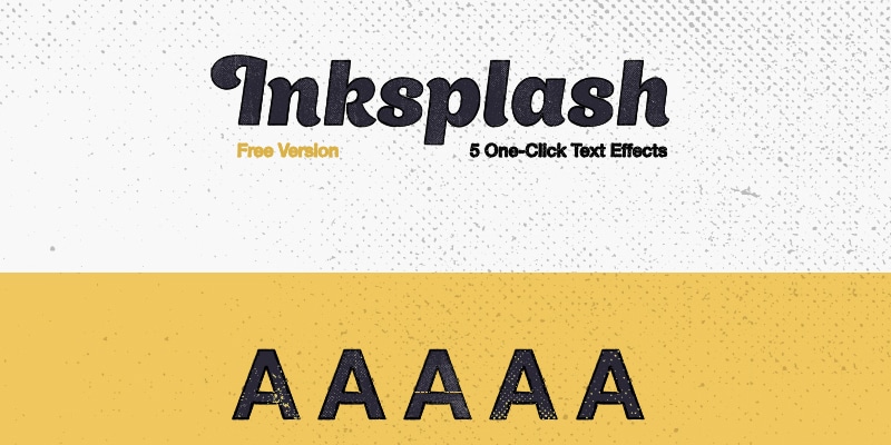 Inksplash Free Text Effects
