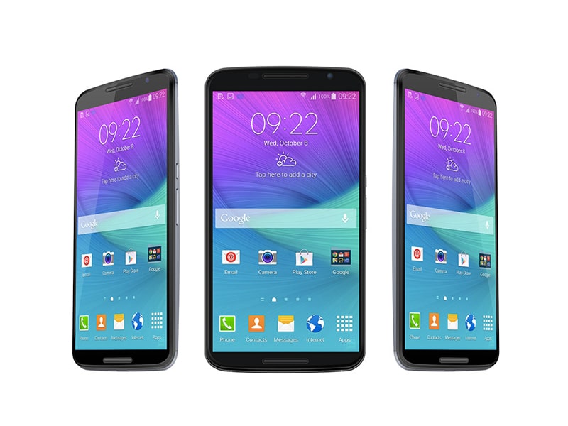 Nexus 6 Vector Mockup PSD