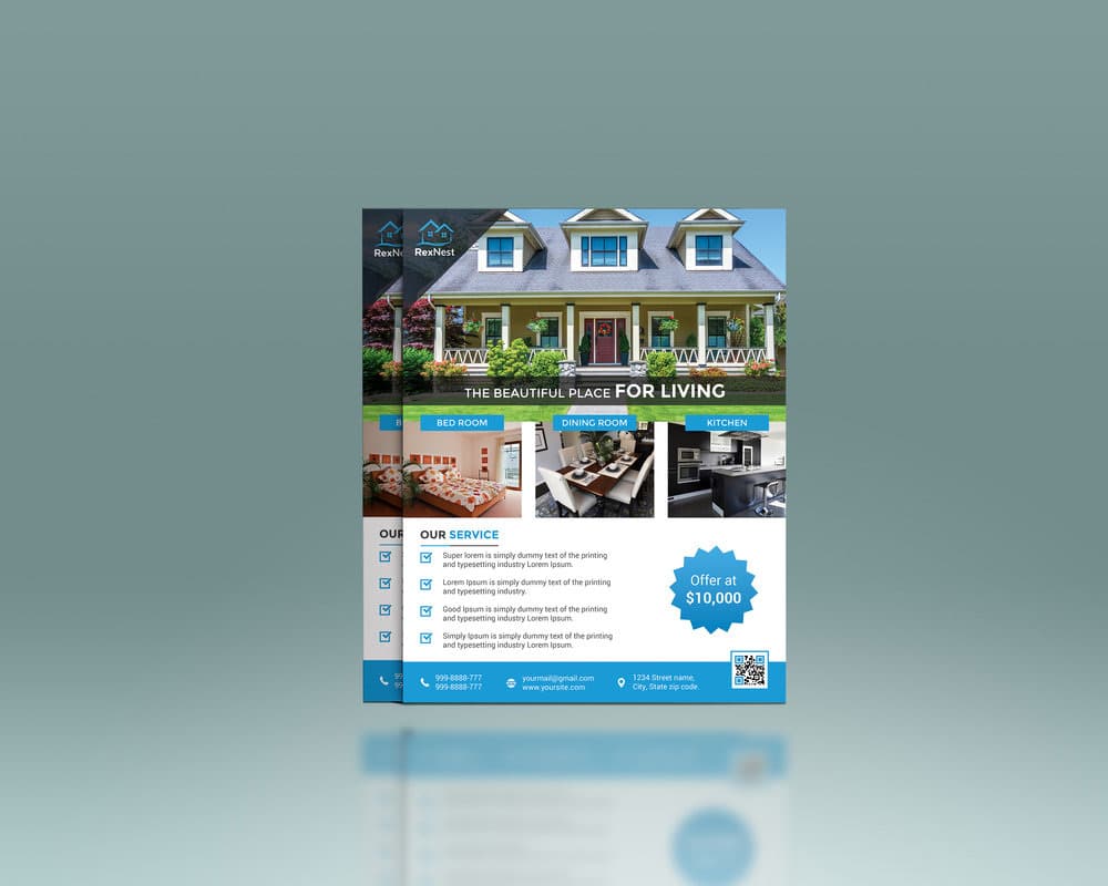 Real Estate Flyer PSD