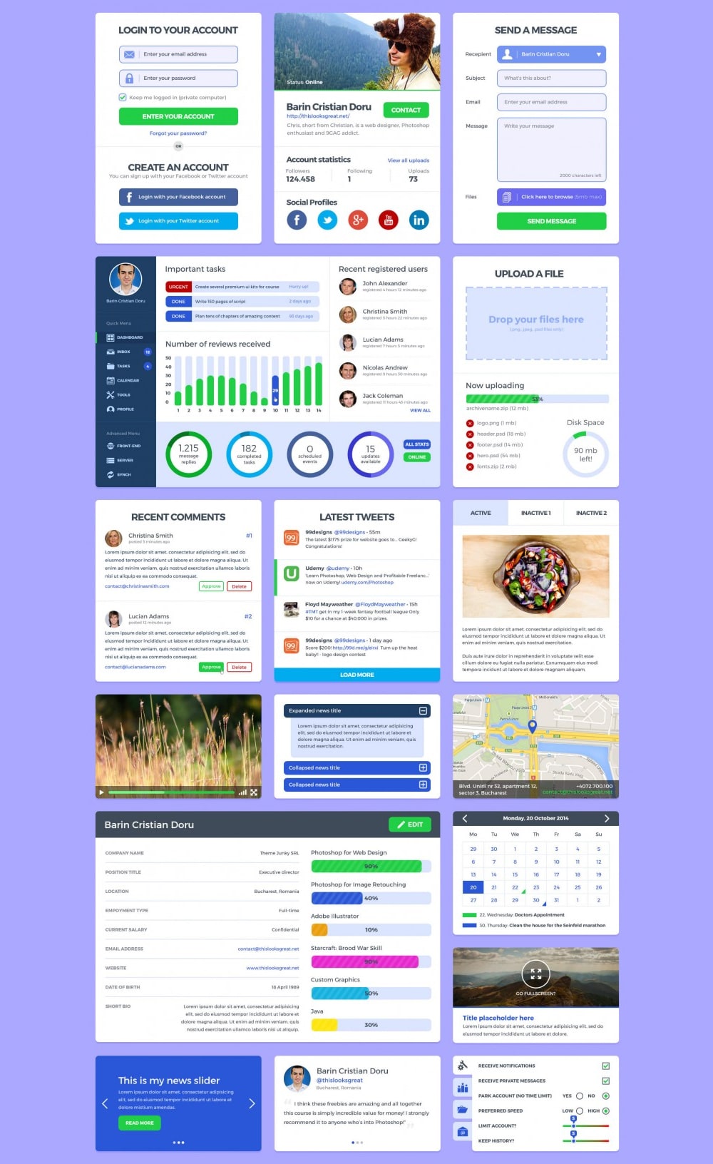 User Interface Kit PSD