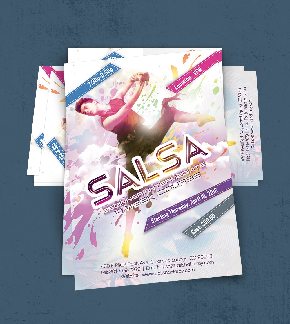Free Dance Flyer Template PSD