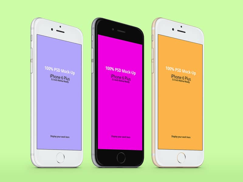 iPhone 6 Plus Mock-Up PSD