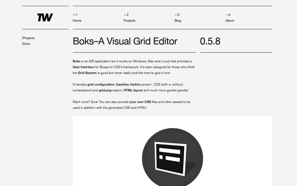 Boks – A Visual Grid Editor