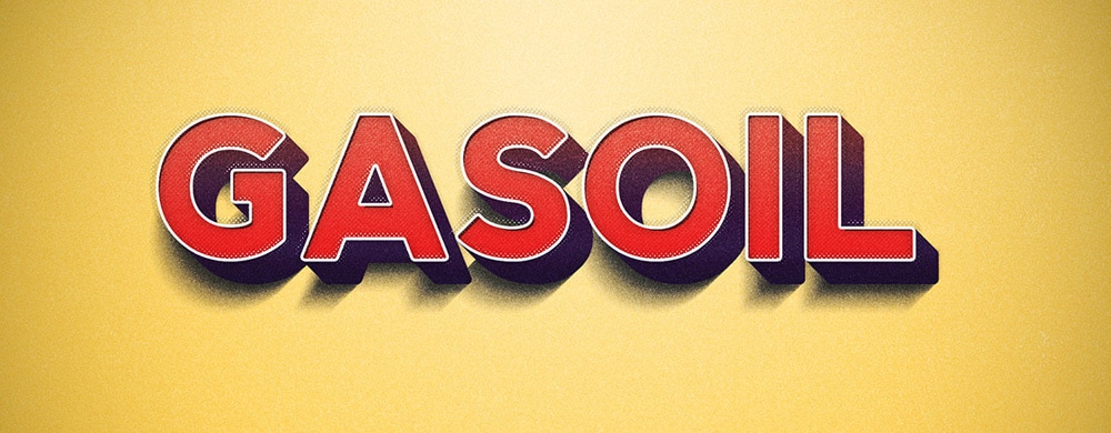 Gasoil Free Photoshop Text Effect PSD