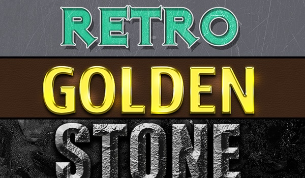 Photoshop Text Styles PSD