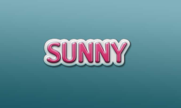 Pinky Glossy Text Effect PSD