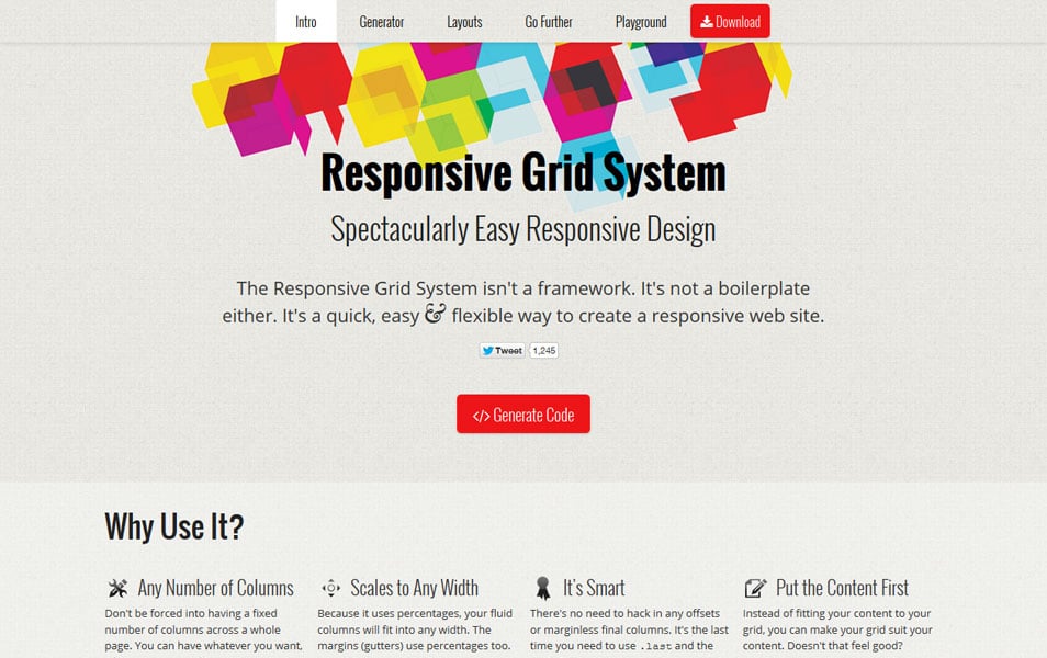 Responsive Grid System