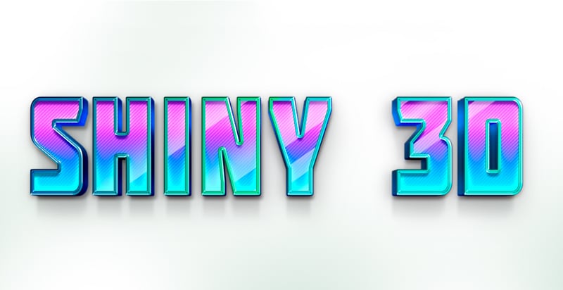 Shiny Layer Style PSD