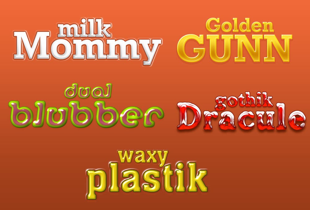 Striking Photoshop Text Effects PSD