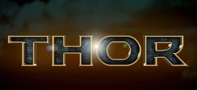 Thor Text Style PSD