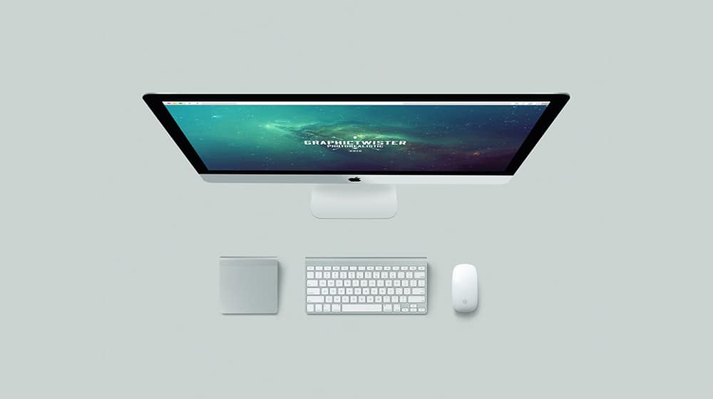 Vertical iMac Mockup