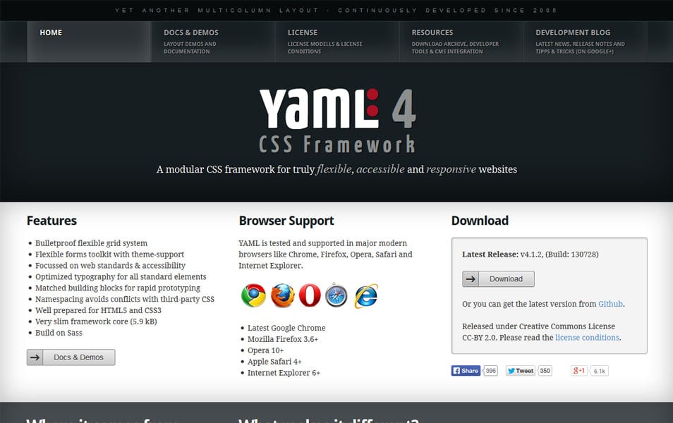 YAML CSS Framework