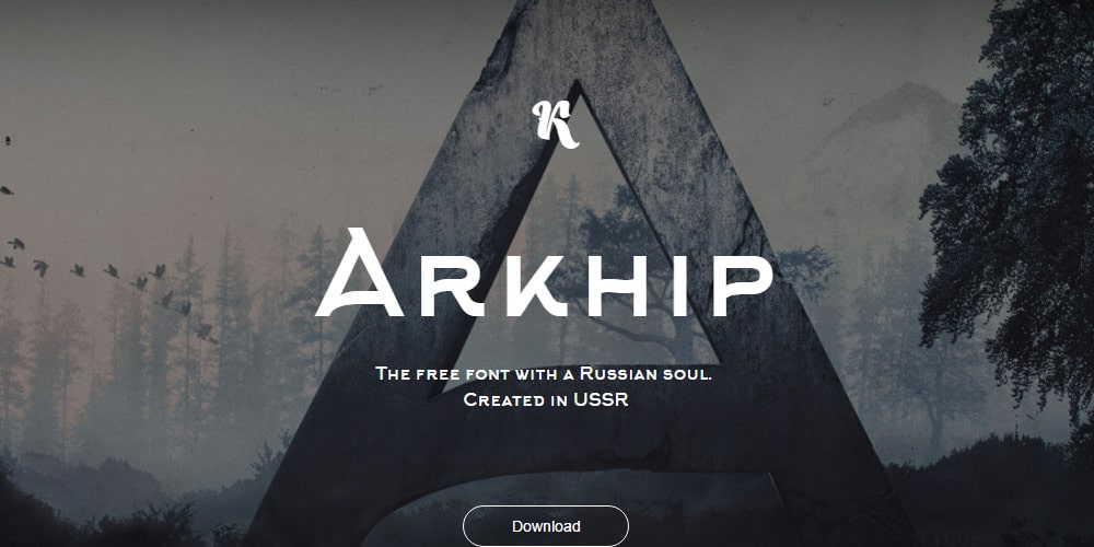 Arkhip Free Font