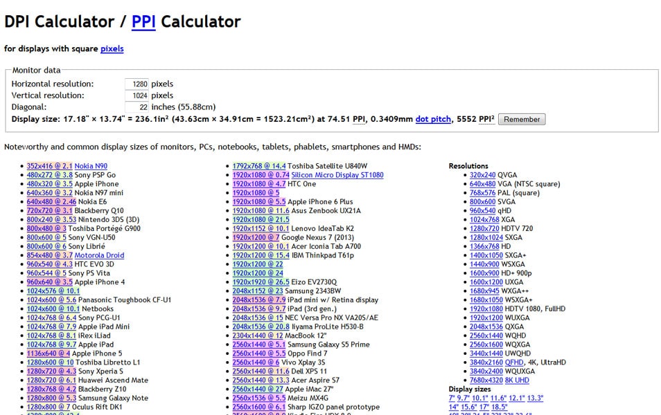 dpi-calculator