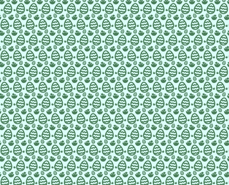 Easter Egg Free Seamless Vector Pattern