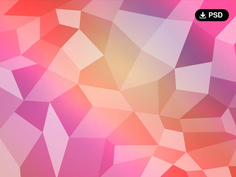 Free Polygon Background PSD