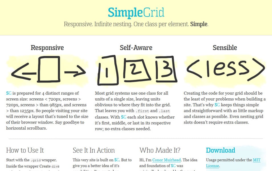 SimpleGrid