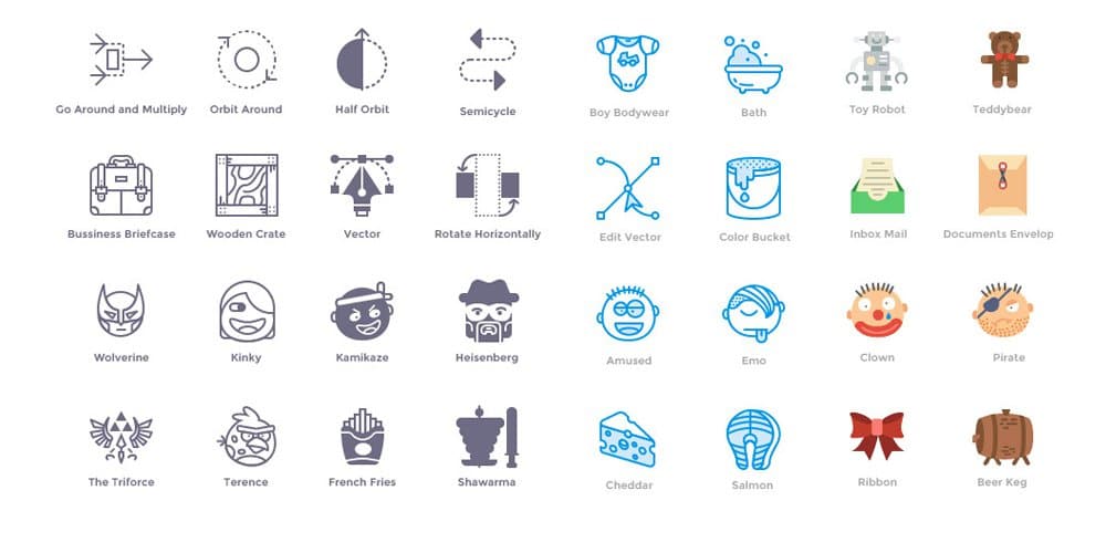 100 Free Icons