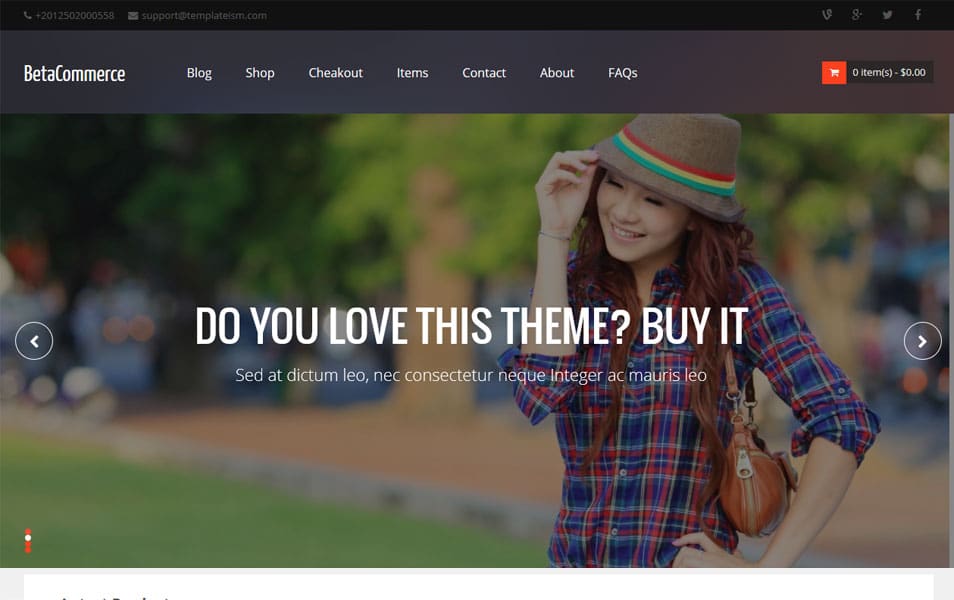 BetaCommerce Responsive Blogger Template