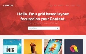 Creative - Clean & Responsive Blogger Template