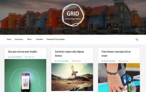 Grid Responsive Blogger Template