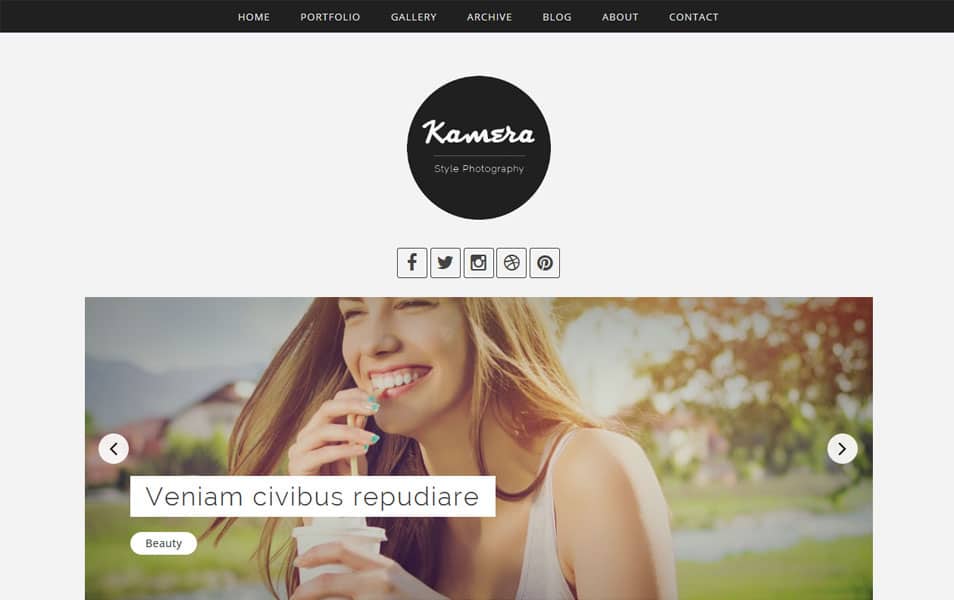 Kamera Photography Responsive Blogger Template