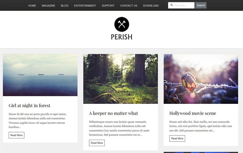 Perish Blogger Template