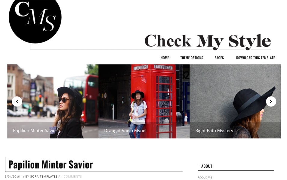 Kiểm tra My Style Responsive Blogger Template
