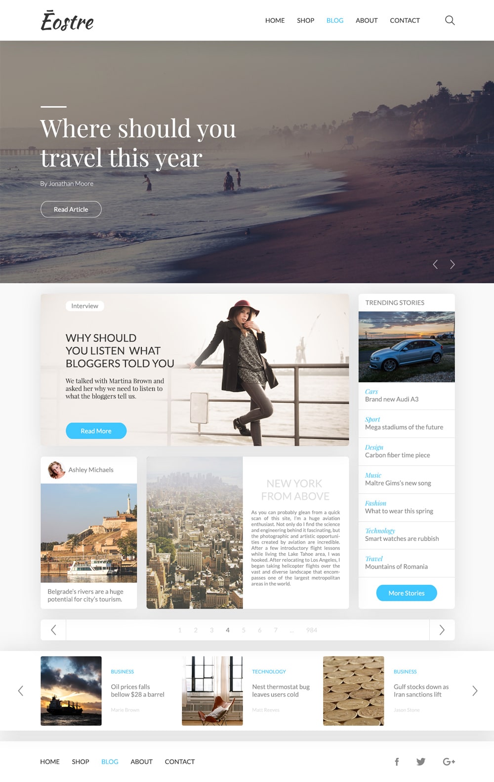 Estore UI Kit PSD