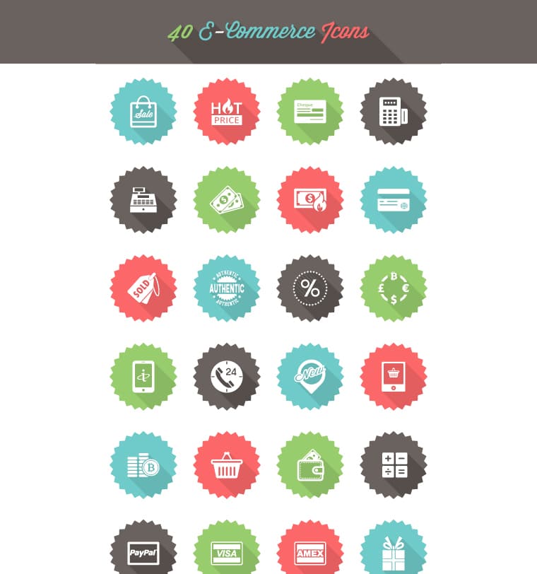 Free E Commerce Icon Set