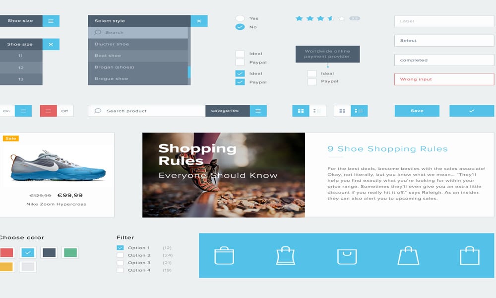 Free UI Kit PSD