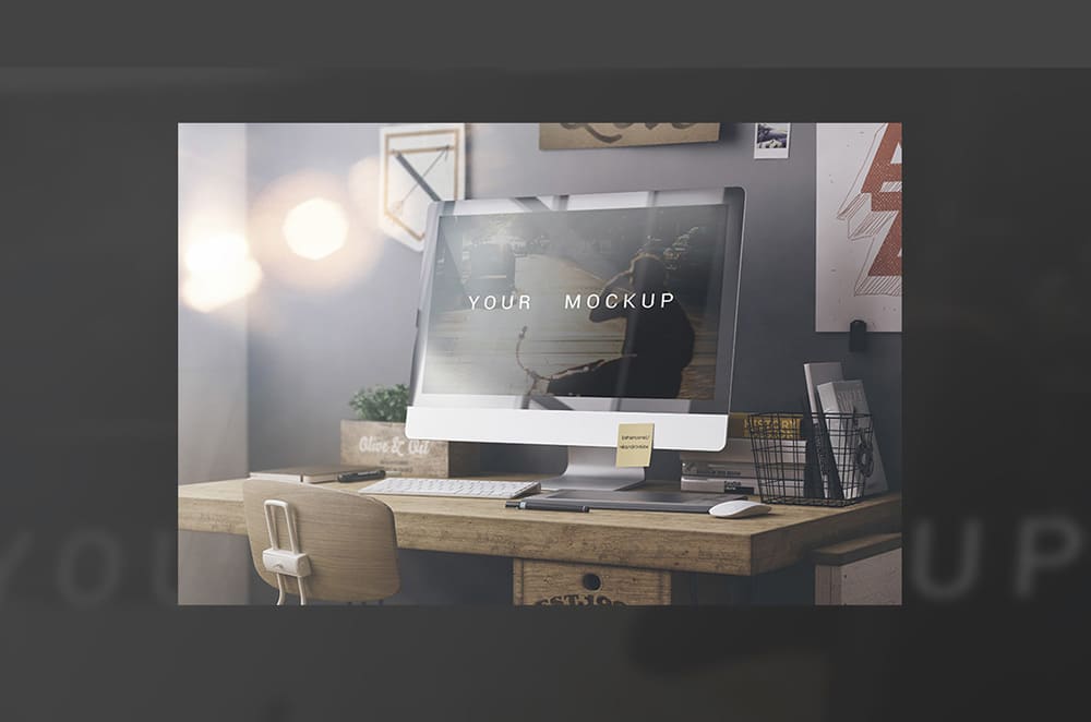 Free Web Mockup PSD