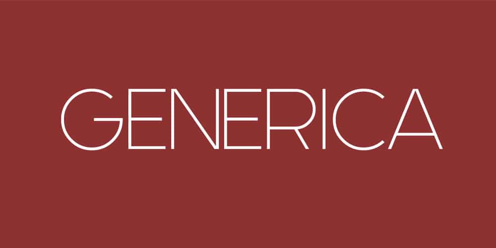 Generica Font