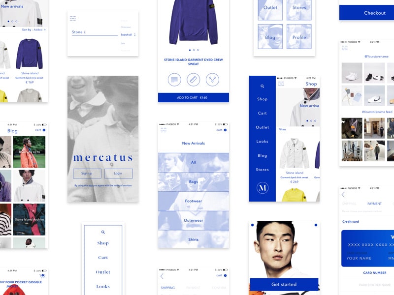 Mercatus - Free mCommerce ui kit