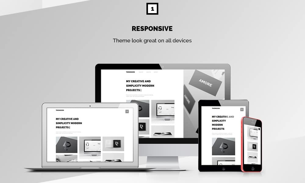 Thomsoon - Free responsive Portfolio Theme