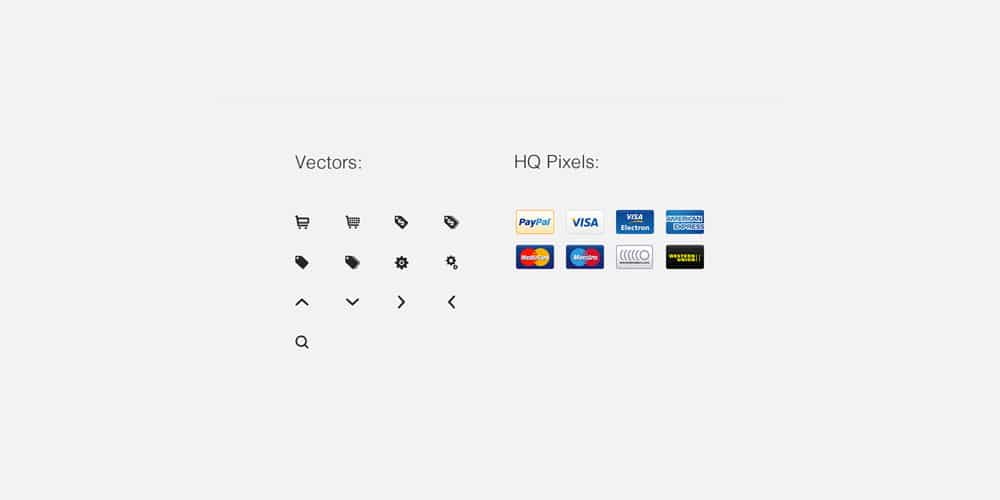 Free eCommerce Icons PSD