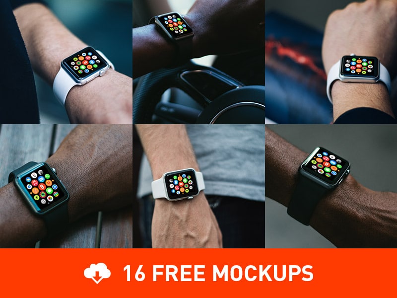 Free Apple Watch Mockups
