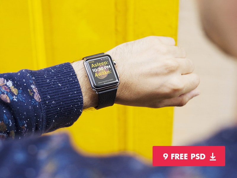 Free Apple Watch Mockups