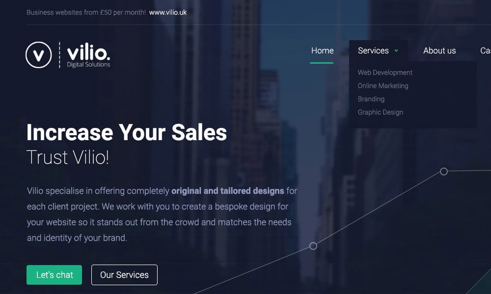 Free Digital Agency Web Template PSD