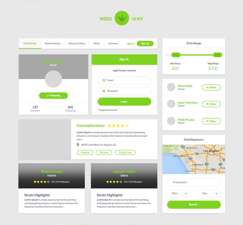 Weed Ui Kit