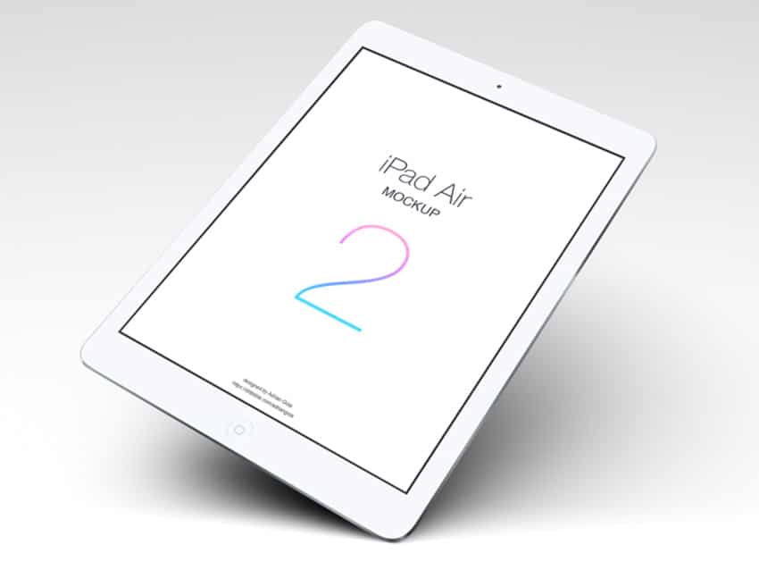 iPad Air 2 Mockup PSD