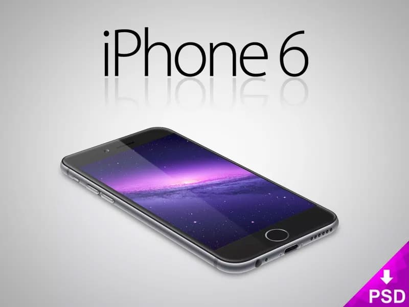 iPhone 6 Mockup PSD