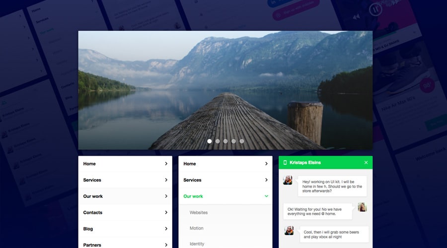 Free UI kit for sketch 3